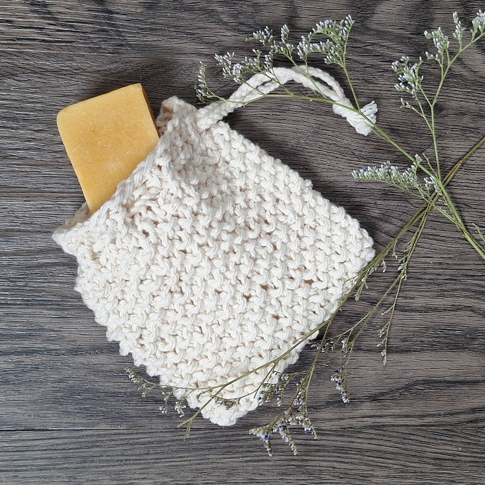 Soap Saver, Handknit